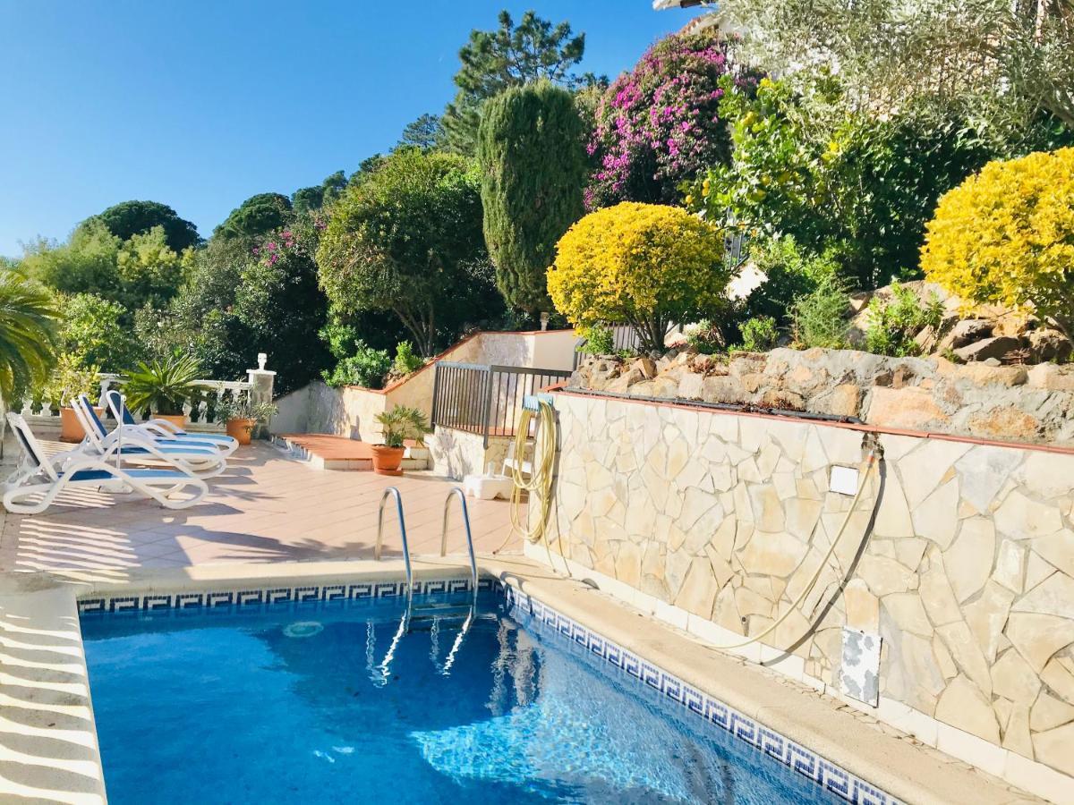 Mediterranean Villa Investingspain Sea View And Pool Lloret de Mar Eksteriør billede